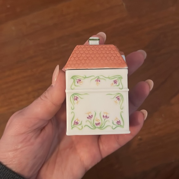 LENOX SPICE VILLAGE Vintage 1989 Saffron Spice Jar Never Used - Picture 4 of 6